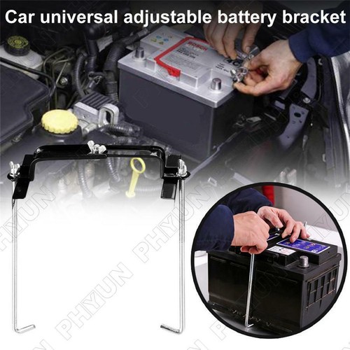 16-22.5cm Range Adjustable Car Battery Holder Metal Mini Battery Sabilizer Rack - 第 8/9 張圖片