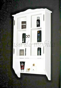 hänge vitrine weiß