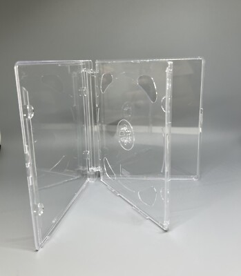 2 PCS ORIGINAL DOUBLE 2 DISC SUPER JEWEL BOX PLUS SJB W/LOGO, 22CF FREE SHIPPING