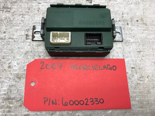 07 LAMBORGHINI MURCIELAGO LP640 POWER WINDOW LIFT CONTROL MODULE 60002330 02-10