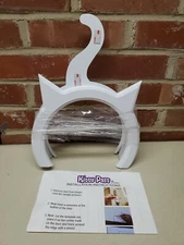 2-Way Cat Walk Interior Pet Doors for Cats Kitty Shape Gate Hole Easy Pass Gate