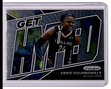 2022-23 Panini Prizm WNBA Get Hyped Arike Ogunbowale Dallas Wings #13
