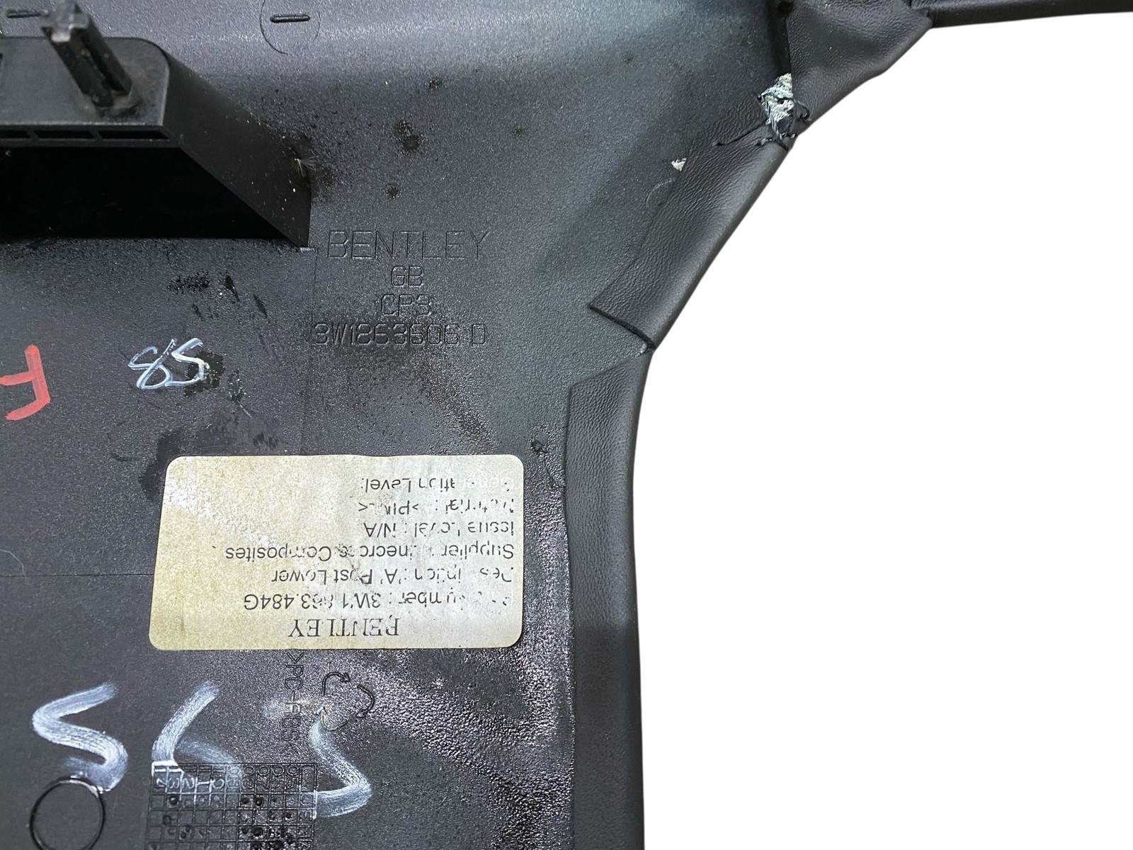 2015 BENTLEY CONTINENTAL LEFT & RIGHT LOWER A PILLAR KICK PANEL COVER PANEL SET