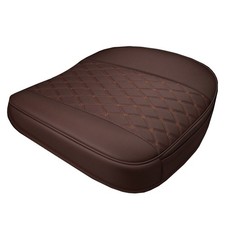 Universal Auto Sitzauflage Sitzbezüge Sitzkissen Sitzmatte PU-Leder Braun Heiß