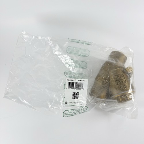 Red White 237AB Lead Free Brass Solder 1-1/4” Ends Swing Check Valve