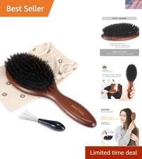 Hair Brush, Boar Bristle Hair Brushes for Women Men Kids, Boar Bristle Brush ...