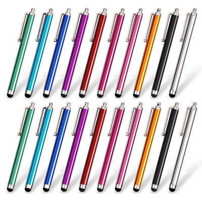 homEdge Stylus Set of 20 Pack, Universal Capacitive Touch Screen 10 Color 
