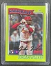 JORDAN WALKER 2023 TOPPS BROOKLYN COLL #21 ROOKIE CHARTREUSE RC 67/99 CARDINALS