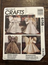 McCall's 6156 UNCUT Sewing Pattern, Christmas Angel Package