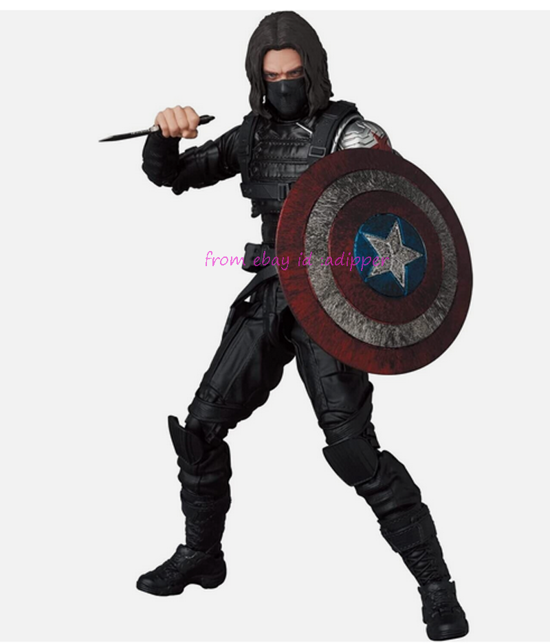Ｋ*様 MAFEX WINTER SOLDIER No.203 Perfect Medicom Mafex No.203 Winter Soldier Action Figure In Stock