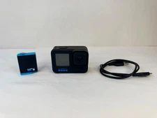 GoPro HERO 10 Black Action Camera with Case and Cable - For Parts Not Working