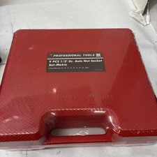 Professional Tools 9pcs   1/2" Dr. Axle Nut Socket Set Metric