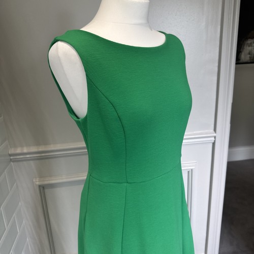 Boden Ellen Ottoman Dress Green Tambourine, Size 14R 116 cm Long - Picture 2 of 7