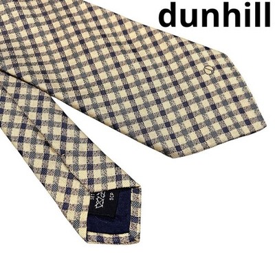 Dunhill Tie Luxury Brand -USED Retro