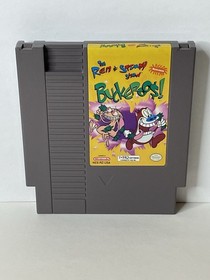 Ren & Stimpy Show: Buckaroo (Nintendo NES, 1993) Cartridge Only Cleaned Tested