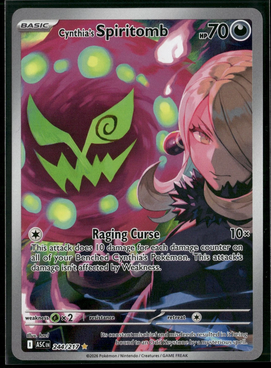 Cynthia's Spiritomb Pokémon TCG Cards for sale