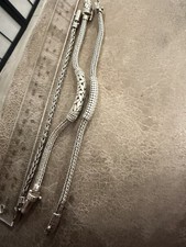 Lot of 3 ATI 925 Sterling Silver  Woven Chain...