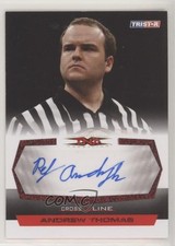 2008 TRISTAR TNA Wrestling Cross the Line Red 8/25 Andrew Thomas #C-AT Auto z5i