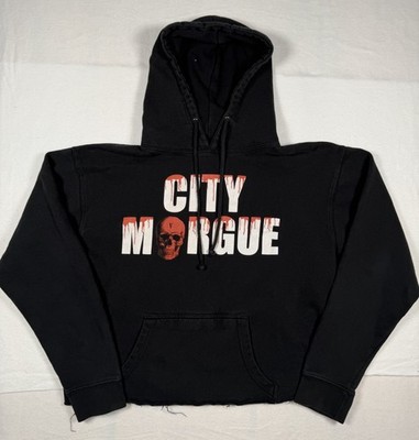 City Morgue x Vlone Cropped Hoodie Size Large