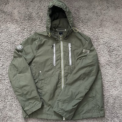 Engbers Outdoor Adventure Men s Green Hooded Jacket EU 54 US Large Windbreaker