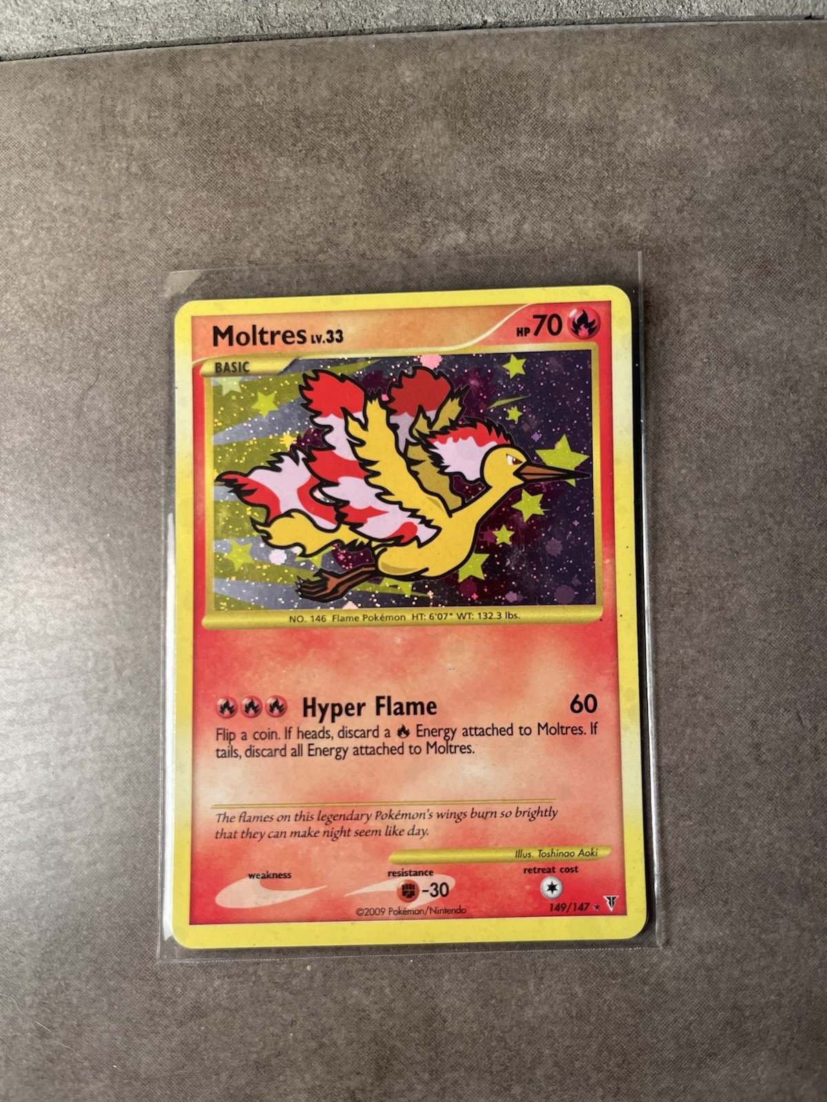 Moltres LV. 33 Secret RareHolo Supreme Victors 149/147Pokemon TCG 2009