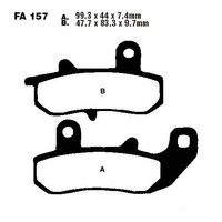 Bremsbelag BremsbeläGe EBC FA157 Hinten FüR Suzuki DR 650 RE Bj. 1994-1995