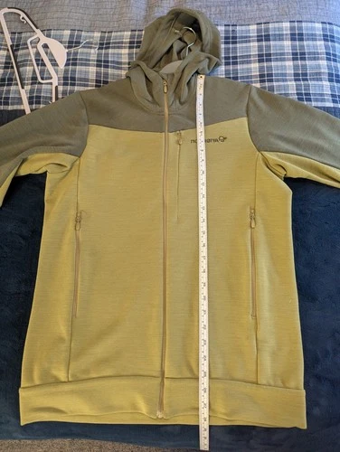 Norrøna Falketind Warmwool2 Stretch Jacket Men's Medium - Green - product listing photo