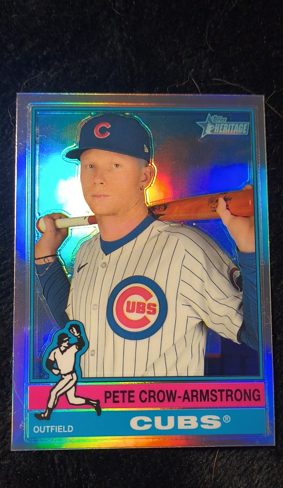 2025 Topps Heritage - High Number SP Pete Crow-Armstrong #430 Chrome Refractor