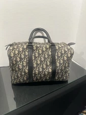 Christian Dior Trotter Vintage black/beige Canvas And Leather