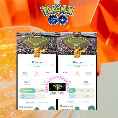 Pokémon go Shiny Pikachu MLB San Francisco Giants Baseball-Tr de or P T C