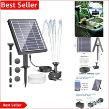 Solar-Powered Fountain Kit for Hummingbird Bath & Small Ponds - Easy Install