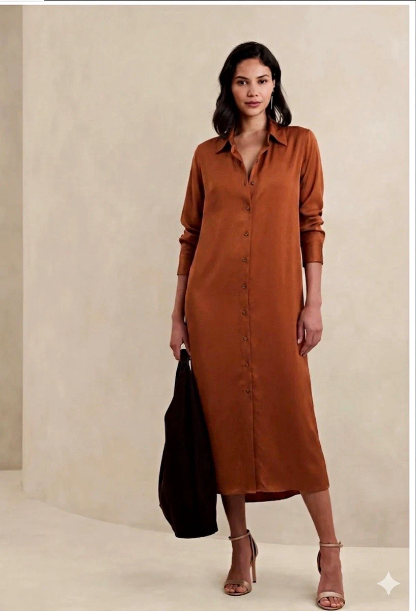 brown banana republic dress Dresses for Women for sale Elegant Black Long Prom new_arrivals Color:Blushing-Pink A little linen moment
