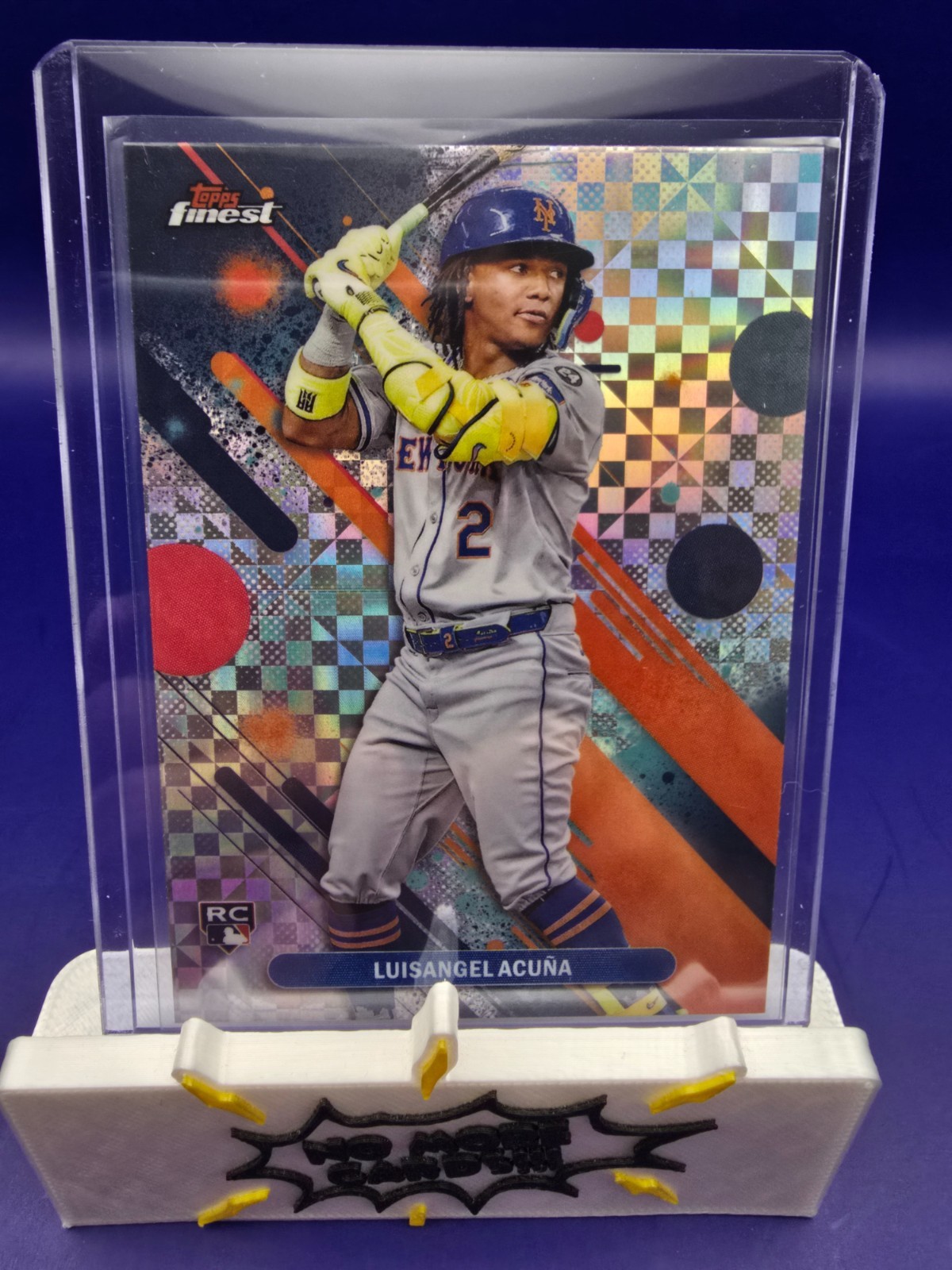2025 Topps Finest Luisangel Acuna Common Checkerboard