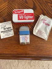 1960s Scripto VU Lighter Playing Cards With Holding Case 