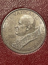 Coin VATICAN CITY John Paul II 100 Lire 2001 BU (VC63)