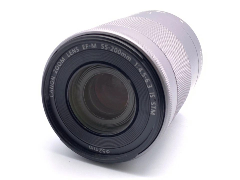 Canon EF-M55-200mm F4.5-6.3 IS STM Plateado para Canon EF-M Montura -Casi Como Nuevo- `0943 Foto 3 de 3