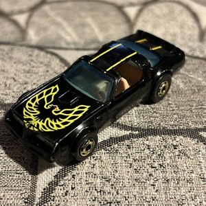 Hot Wheels 1977 Pontiac Firebird Trans Am Noir - Vintage Carte D'origine, Super Propre