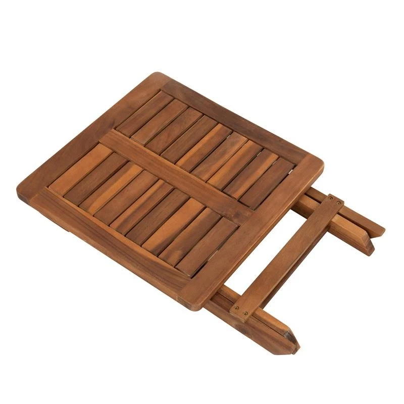 B-Ware Beistelltisch Gartentisch Lounge Klapptisch Kaffeetisch Tisch Holztisch - Bild 3 von 4