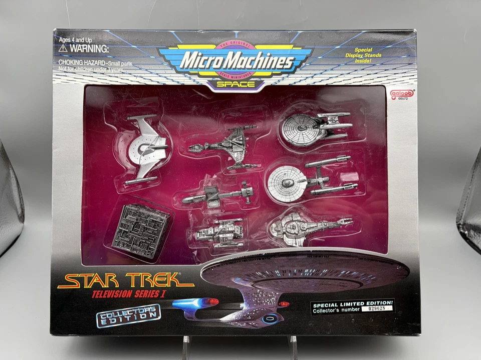Vintage 1995 Micro Machines Star Trek Television Series I Limited Numbered - Image 2 of 4