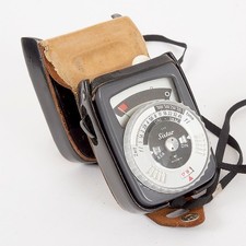 VINTAGE GOSSEN SIXTAR EXPOSURE METER + CASE MADE GERMANY **UNTESTED READ**#LM49