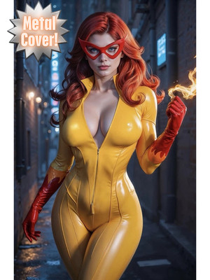Firestar (Nice) *METAL* COVER  DOUBLE SIDED Deviant Nation Ltd 15 w/CoA