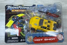 Transformers Energon Hot Shot Yellow New Factory Sealed 2003 Robots in Disguise