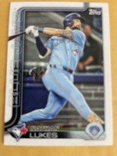 2025 Topps Series 2 CARD  #420 NATHAN LUKES TORONTO BLUE JAYS