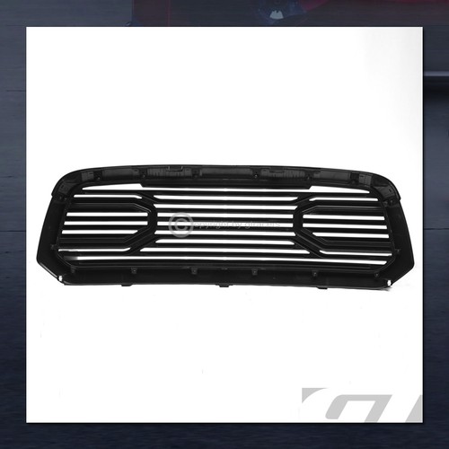 For 2013-2018 Dodge Ram 1500 Matte Black Big Horn Front Hood Bumper Grill Grille - Picture 9 of 12