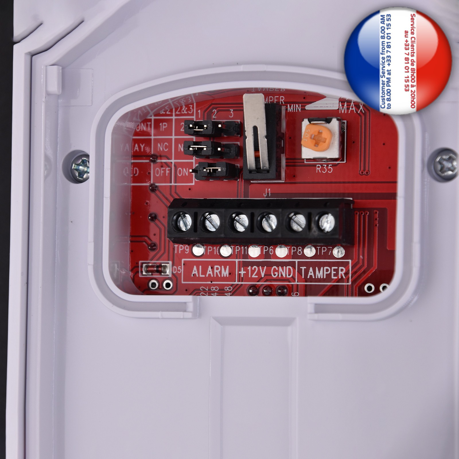 Détecteur de mouvement extérieur IP54 LH-934FK anti-intrusion pour maison - 4