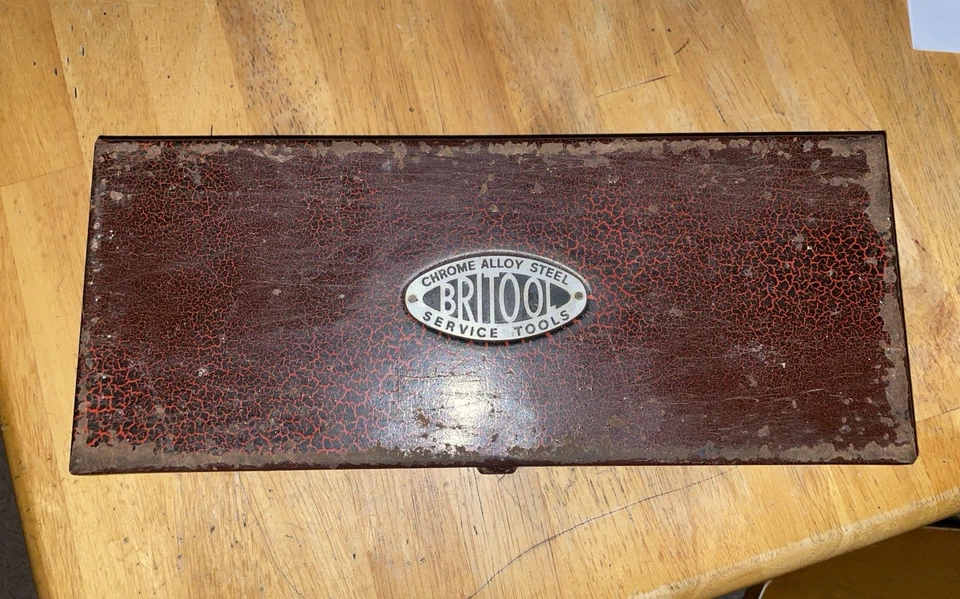 Britool 1/2 Drive Ratchet Plus Sockets Vintage Used Hexagon - Image 2 of 4