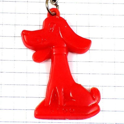 key chain FIDO red dog dog Porte Clantique G1