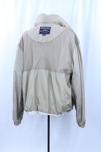 Pacific Trail Quality XL Zip Jacket Outerwear VTG London Fogs Beige Hood Coat NY - Picture 21 of 24