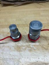 Flat Face Hydraulic Quick Connect Coupler Set, 3/4″ SAE Thread