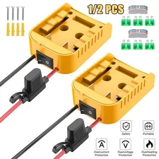 2 Packs Power Wheel Adapter Compatible with Dewalt 20V Battery Converter Kit US
